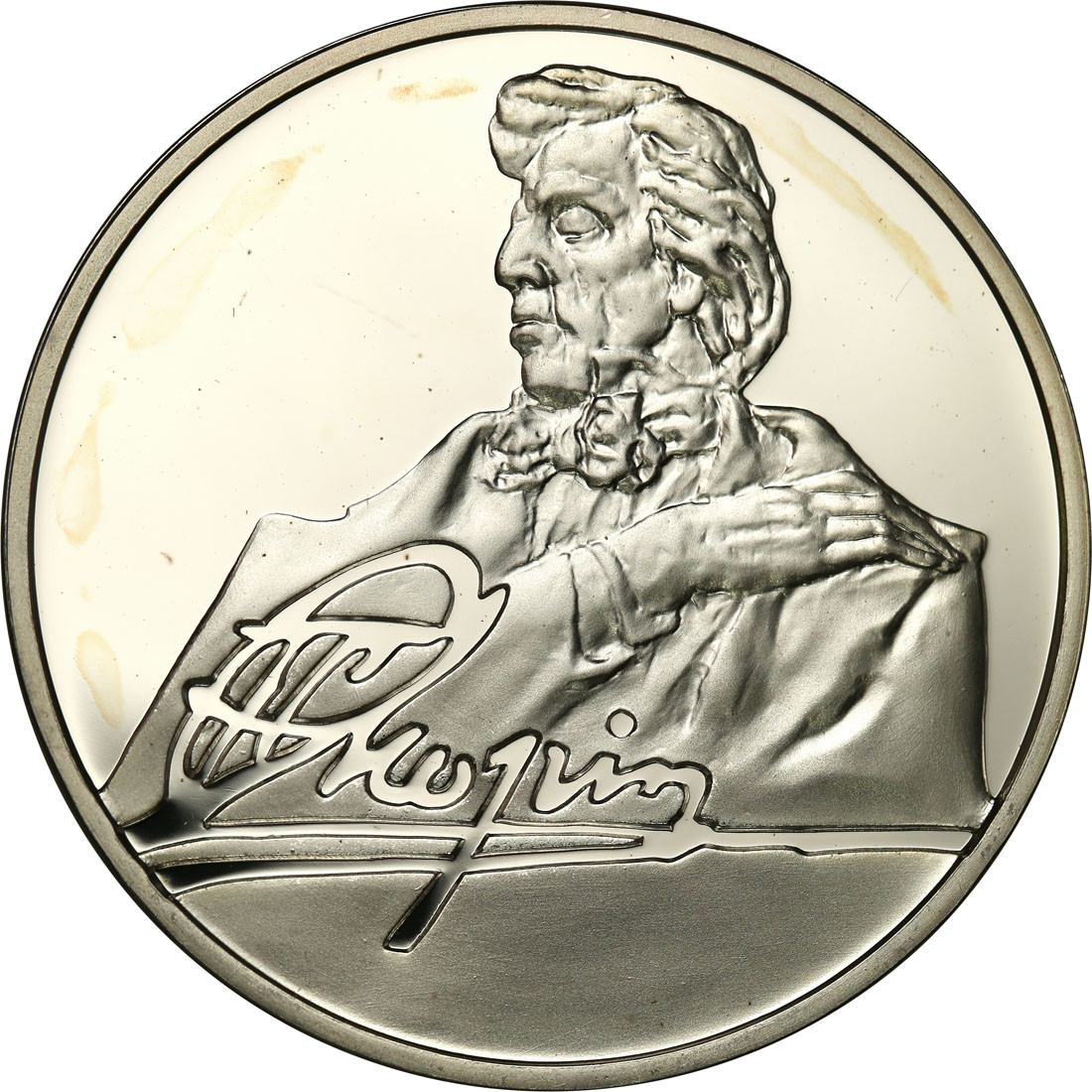 Polska. Medal Fryderyk Chopin, srebro